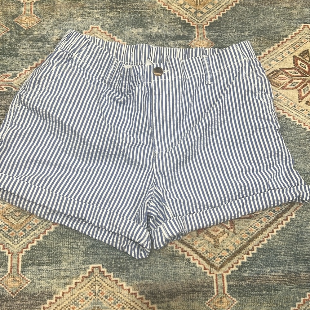 Elastic back chino shorts